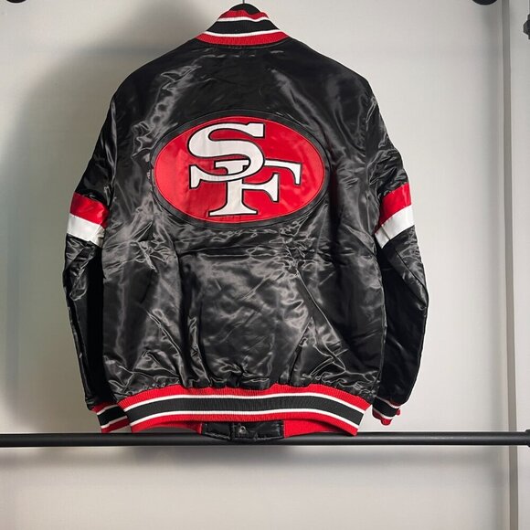 Starter San Francisco 49ers satin jacket size L - Picture 2 of 3